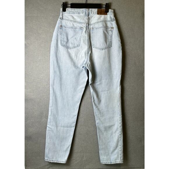 Madewell Women High Rise Weekend Curvy Perfect Vintage Jean Light Wash Denim 25 - Picture 3 of 6